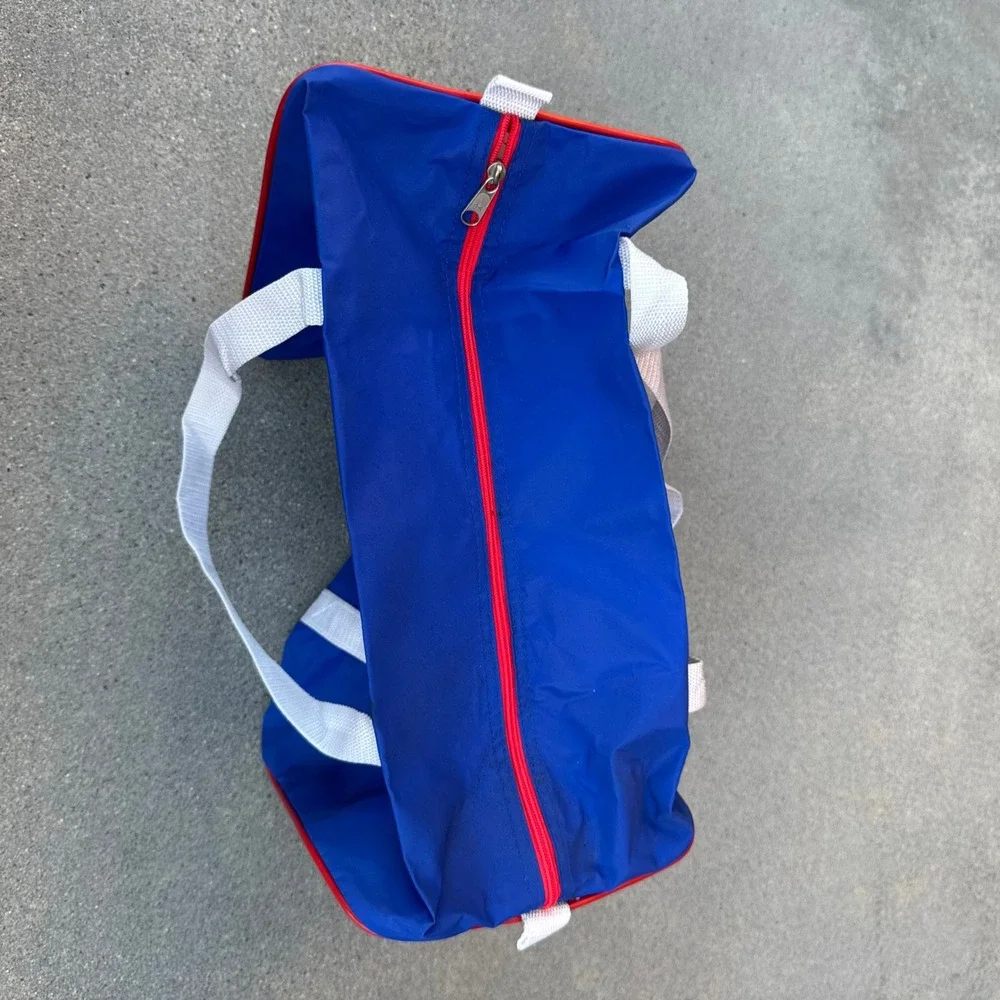 Vintage LA Dodgers Unocal 76 Rookies of the Year Duffle Bag Blue MLB Promo